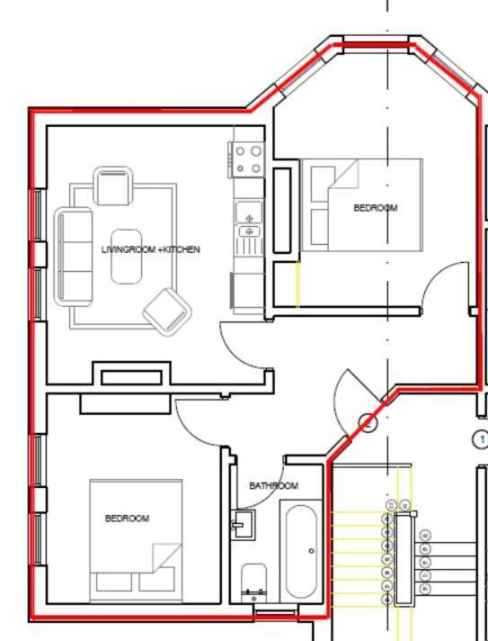 Flat-C, 4 Adults, 20 Mins To Beach, Netflix, Wifi, Sleeps 4 Adults Bournemouth Exterior photo